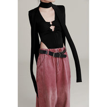 Load image into Gallery viewer, Cutout Jumpsuit Knitted Top