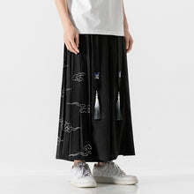 Load image into Gallery viewer, Retro Wide-leg Straight-leg Cropped Pants