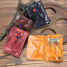 Load image into Gallery viewer, Vintage Handmade Key Coin Wallet