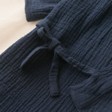 Load image into Gallery viewer, Cotton Gauze Short Sleeve Shorts Set