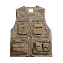 Load image into Gallery viewer, Multi-Pocket Mesh Vest