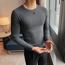 Load image into Gallery viewer, Slim Fit Stretch Long Sleeve T-Shirt