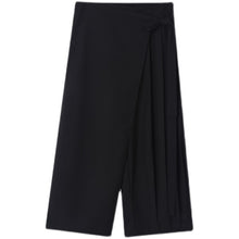 Load image into Gallery viewer, Pleated Wide-leg Straight Cropped Trousers
