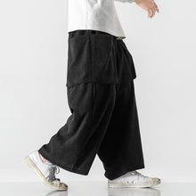 Load image into Gallery viewer, Corduroy Drape Straight Wide-leg Pants