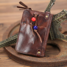 Load image into Gallery viewer, Vintage Handmade Key Coin Wallet