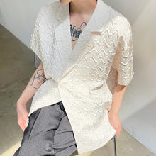 Load image into Gallery viewer, Crinkled Embossed Thin Shirt