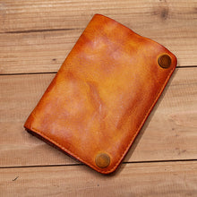 Load image into Gallery viewer, Retro Handmade Leather Wallet