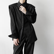 Load image into Gallery viewer, Oversized Drop-shoulder Long-sleeved Shirt