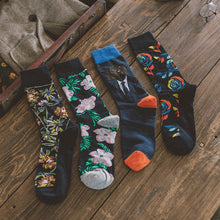 Load image into Gallery viewer, Retro Suit Socks 4 pairs