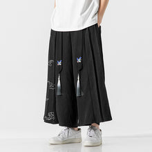 Load image into Gallery viewer, Retro Wide-leg Straight-leg Cropped Pants