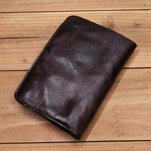 Load image into Gallery viewer, Retro Handmade Leather Wallet