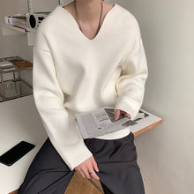 Load image into Gallery viewer, Winter V-neck Pullover Sweater