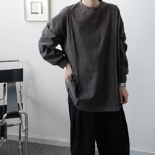 Load image into Gallery viewer, Suede O-neck T-shirt