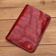 Load image into Gallery viewer, Retro Handmade Leather Wallet