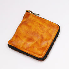 Load image into Gallery viewer, Retro Leather Zipper Wallet