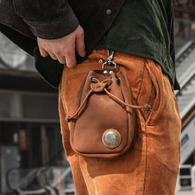 Load image into Gallery viewer, Vintage Leather Pouch Bag