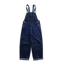 Load image into Gallery viewer, Retro Distressed Loose Overalls
