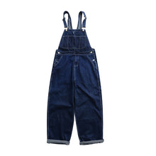 Load image into Gallery viewer, Retro Distressed Loose Overalls