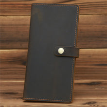 Load image into Gallery viewer, Retro Bifold Multi-card slot Leather Wallet