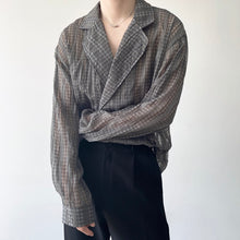 Load image into Gallery viewer, Summer Thin Wrinkled Lapel Shirt