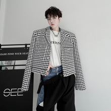 Load image into Gallery viewer, Metal Buckle Cropped Blazer