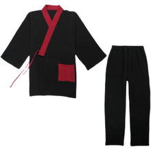 Load image into Gallery viewer, Retro Color Block V-neck Cotton Pajamas Set Zen Clothes