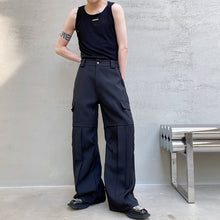 Load image into Gallery viewer, Loose Casual Big Pocket Trousers