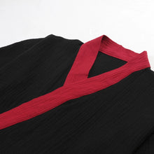 Load image into Gallery viewer, Retro Color Block V-neck Cotton Pajamas Set Zen Clothes