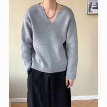 Load image into Gallery viewer, Winter V-neck Pullover Sweater