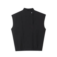 Load image into Gallery viewer, Sleeveless Stand Collar Vest
