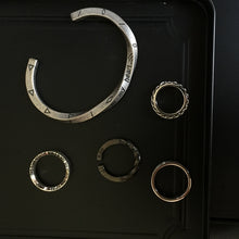 Load image into Gallery viewer, Titanium Mobius Open Bracelet
