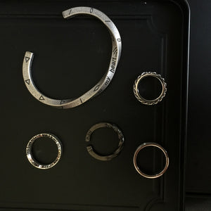 Titanium Mobius Open Bracelet