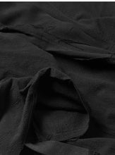 Load image into Gallery viewer, Black Cape Trench Coat Robe