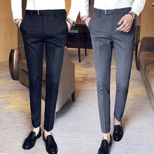Load image into Gallery viewer, Striped Slim-Fit Trousers