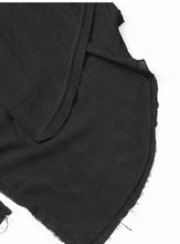 Load image into Gallery viewer, Black Cape Trench Coat Robe