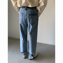 Load image into Gallery viewer, Straight Leg Relaxed Wide Leg Casual Jeans