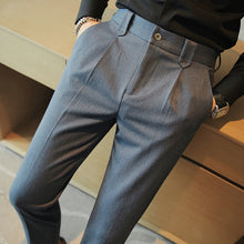 Load image into Gallery viewer, British Casual Slim Suit Pants