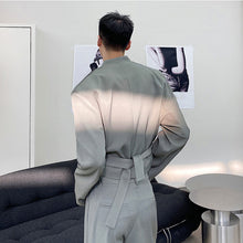 Load image into Gallery viewer, V-neck Cross Straps Cropped Blazer