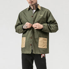 Load image into Gallery viewer, Loose Retro Print Jacket Cardigan Jacket