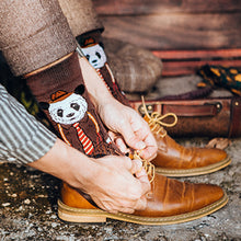 Load image into Gallery viewer, Gentleman Panda Suit Socks 3 Pairs