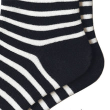 Load image into Gallery viewer, Classic Black Red White Striped Socks
