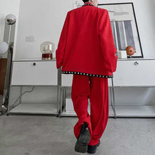 Load image into Gallery viewer, Polka Dot Casual Blazer And Pants Suits