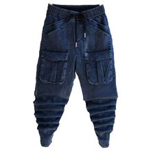 Load image into Gallery viewer, Summer Multi-pocket Skinny Stretch Harem Jeans