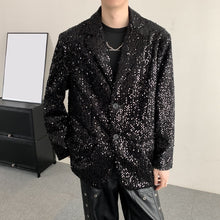 Load image into Gallery viewer, Loose Sequined Casual Plus Size Blazer