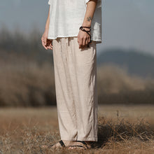 Load image into Gallery viewer, Summer Linen Loose Cropped Pants