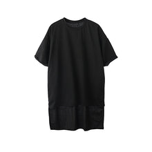 Load image into Gallery viewer, Irregular Mid-length Front Short Back Long T-shirt