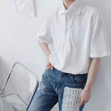 Load image into Gallery viewer, Simple V-Neck Pullover Short Sleeve T-Shirt