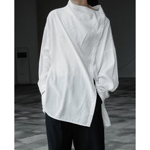 Load image into Gallery viewer, Asymmetrical Placket Shirt