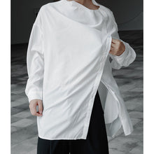 Load image into Gallery viewer, Asymmetrical Placket Shirt