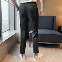 Load image into Gallery viewer, Striped Slim Fit Cropped Pants